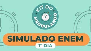 Cronômetro ENEM primeiro dia | Kit do Medbulando Dia 1 | Me Salva! Medicina 🩺