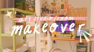 art studio (aka my room) makeover! 