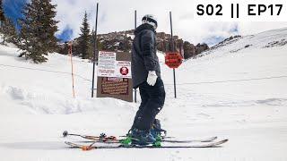 skiing on RED ROCKS at BRIAN HEAD! | vanlife utah