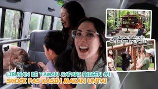 LIBURAN KE TAMAN SAFARI PRIGEN #1 : SHOCK PAS KASIH MAKAN UNTA! | Arumi Bachsin