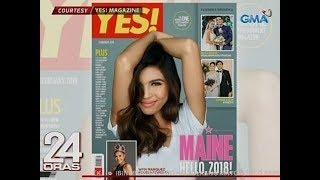 24 Oras: Maine Mendoza, February cover girl ng isang entertainment magazine