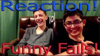 Reacting to Funny Fails!! w/ Jason! 