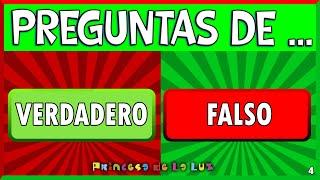 ¿Es VERDADERO o FALSO?  🟩🟥 Trivia de PREGUNTAS De Cultura General