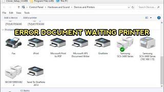 Cara Simpel Mengatasi Error Document Waiting Printer