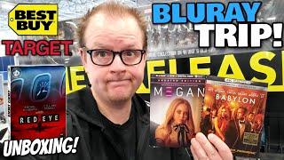 BLURAY HUNTING TRIP! | 3/21/23 | BEST BUY, TARGET, AND RED EYE 4K UNBOXING!