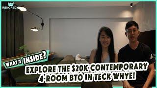 Explore The $20K Contemptery 4-Room BTO In Teck Whye! | What's Inside!