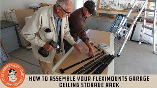 Assembling FlexiMounts® Ceiling Storage Racks