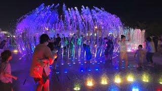 Watching Dadaepo Sunset Fountain of Dreams’ Music Show (다대포 꿈의 낙조분수 음악쇼) Aug 24, 2024 1954hrs