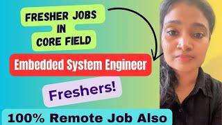 Embedded System Fresher Jobs| Latest jobs 2025‪@EasyElectronics_jobupdates‬