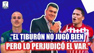 EQUIDAD 1 JUNIOR 0 EL TIBURÓN NO JUGÓ BIEN PERO LO PERJUDICÓ EL VAR.