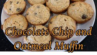 Oatmeal Chocolate Chip Muffin // ITUM ta VINES #muffins #baking #asmr