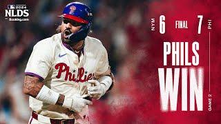 Mets vs. Phillies NLDS Game 2 Highlights (10/6/24) | MLB Highlights