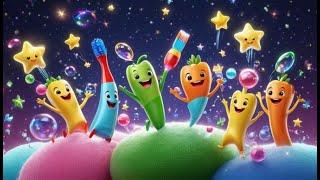 Healthy Habits Hop | Energetic Toddler Song | Fun Healthy Lifestyle Nursery Rhyme