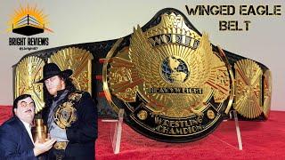 CLASSIC SHIELDS WWF Winged Eagle Belt/ Leather by Figure Four | BRIGHT REVIEWS 4K