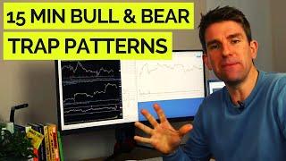 15 Minute Bull & Bear Trap Patterns; Bull Trap Trading Strategy 
