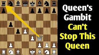 Queen's Gambit Tricks and Traps Telugu | Chess opening tricks to win fast