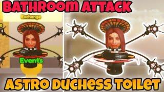 How to get Astro Duchess Toilet & New Update in Bathroom Attack | Roblox #roblox #BathroomAttack