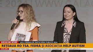 RO TSA, FEDRA și ASOCIAȚIA HELP AUTISM // Premianți ai Galei CeRe, 2024