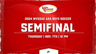 WHEELING PARK PATRIOTS VS. WOODROW WILSON FLYING EAGLES | WVSSAC AAA BOYS SOCCER SEMIFINAL