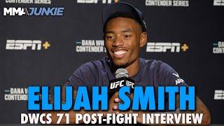 Elijah Smith, Son of UFC Veteran Gilbert, Reacts to Historic Contract Win | DWCS 72