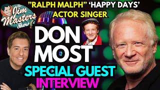 Actor Don Most, Famous for Ralph Malph on Happy Days, Drops Exciting News on The Jim Masters Show