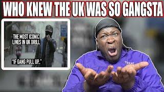 AMERICAN RAPPER REACTS TO | THE MOST ICONIC LINES IN UK DRILL | (REACTION)