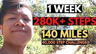 I Walked 40,000 STEPS EVERYDAY FOR A WEEK. I The Power Of Walking