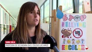 Noticias Navarra Televisión. Día Internacional contra el Bullying. Colegio LUIS AMIGÓ.