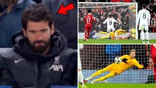 Fans Spot Alisson's Reaction To Caoimhin Kelleher Saving Kylian Mbappe's Penalty