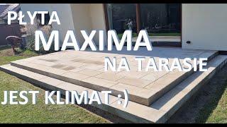 Taras z płyt i stopnic Maxima. Jest klimat #brukarzbydgoszcz #taras #diy #kostkabrukowa #paving