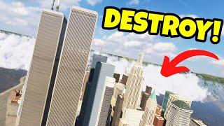 Realistic Tsunami vs New YORK! - Teardown Gameplay