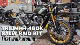 Triumph 400X - Rally Raid kit for Iceland trip