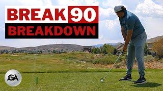 Tips to Break 90 in Golf - Round Breakdown on the Course