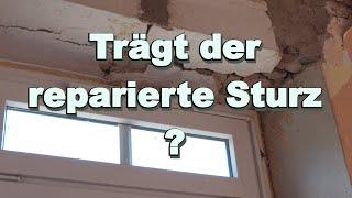 Rund um den Hof | Spannend: Trägt der reparierte Sturz ?