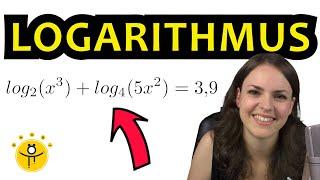 LOGARITHMUS Gleichung lösen mit verschiedenen Basen – BASISWECHSEL, Basistransformation