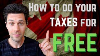 HOW to do your TAXES for FREE CANADA | Step-by-Step Tutorial for Beginners