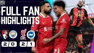 City FLOPPED! Liverpool GO TOP! Bournemouth 2-1 Man City Highlights | Liverpool 2-1 Brighton