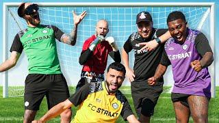 IJSKOUDE VOETBAL CHALLENGE met LOS BARRENDEROS 