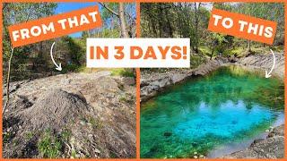 BUILDING A WILDLIFE POND IN 3 DAYS!