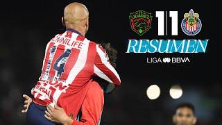 FC JUÁREZ 1-1 CHIVAS J12 | Un golazo rescató al Rebaño | Clausura 2025