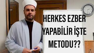 herkes ezber yapabilir.3 aşamada ezber tekniği.mutlaka izleyin.hafızlık yapanlara tavsiyeler.