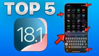 Top 5 NEW iOS 18.1 Features!