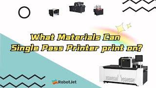 What materials can print on by single pass digital printer | RobotJet Epson A3+ Single Pass Printer