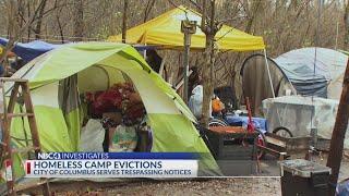 Columbus serves notice on homeless encampments