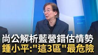 精華｜鍾小平點名自家"這3區"最危險！ 北市選舉老司機說話了 精算區域後認有危險"她"有危險？ 尚公解析藍營錯估情勢：罷免都是自己造成的｜李正皓 主持｜【新台派上線】20250311｜三立新聞台