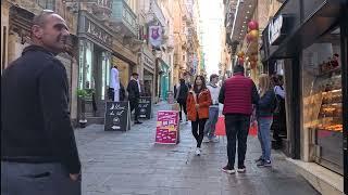 Valletta, Malta Walking Tour ‍️ | Exploring the Historic Capital  21 min.