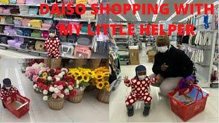 Daiso shopping with my little helper/one dollar store in South Korea /마이리틀헬퍼와 다이소쇼핑/ 원달러스토어한국에서