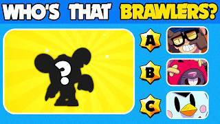 Who's That BRAWLERS? Guess the character Brawl Stars Quiz - Edgar, Chester, Moe, Crow#brawlstars