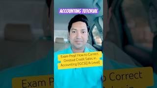 Accounting Students Must Know! Correcting Omitted Credit Sales