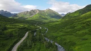 Drone Aerial Tour of Little Susitna River, Alaska